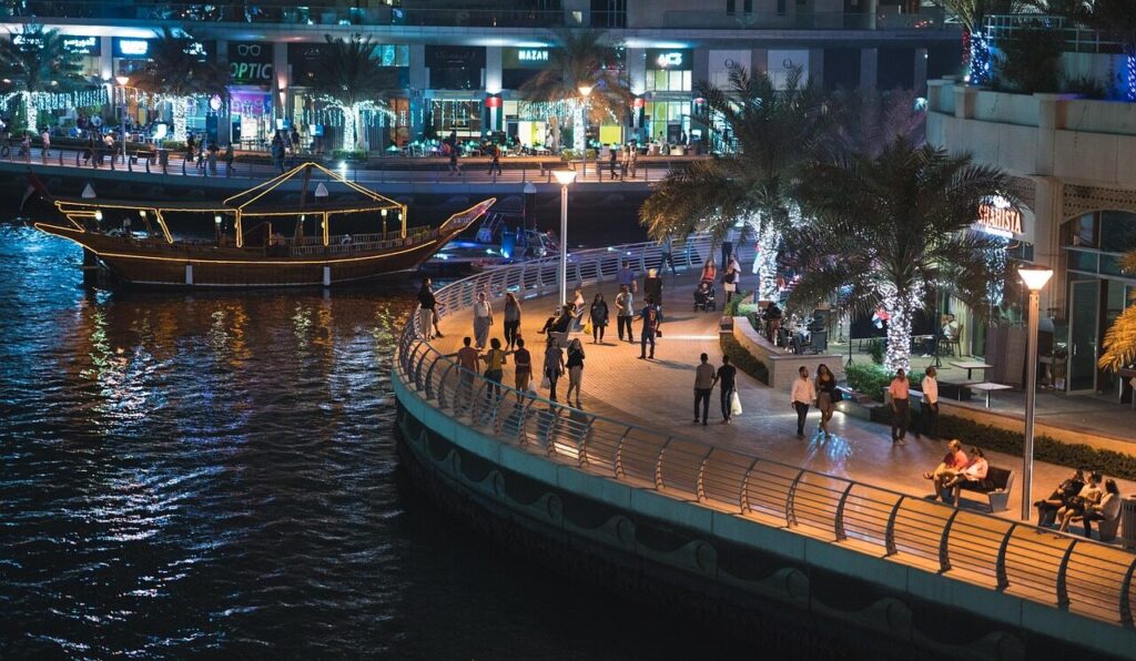 dubai marina, united arab emirates,