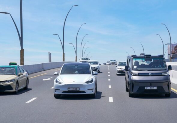 Dubai autonomous taxi
