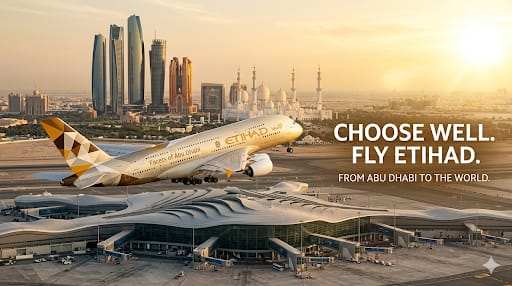 Etihad Slashes Fares Up to 50% for Abu Dhabi Flights
