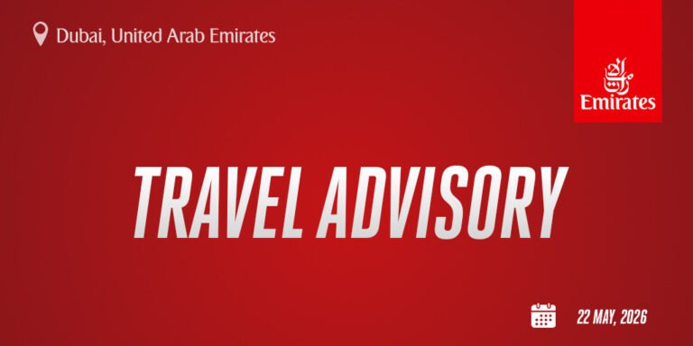 Emirates peak travel advisory