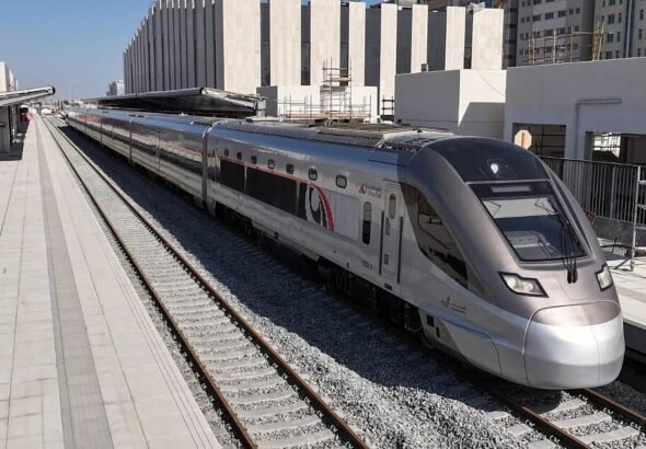 Etihad Rail passenger train