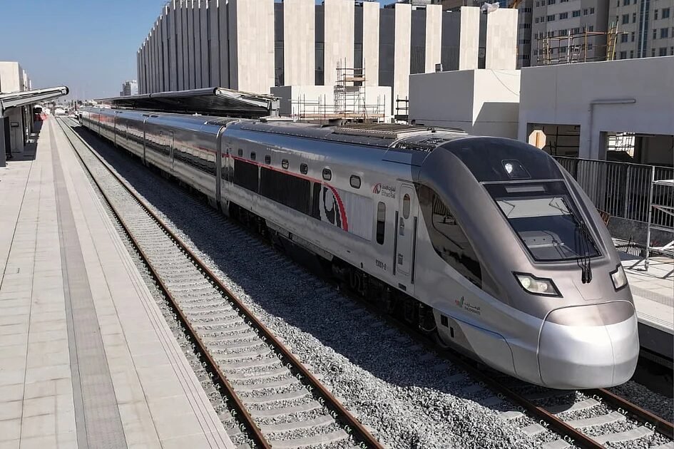 Etihad Rail passenger train