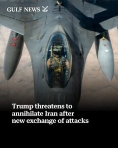 Trump threatens Iran