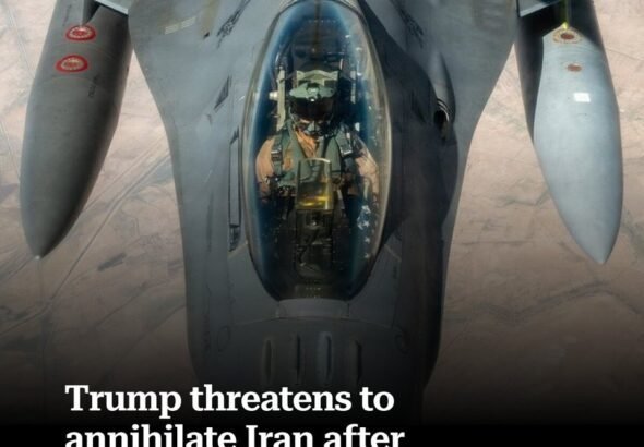 Trump threatens Iran