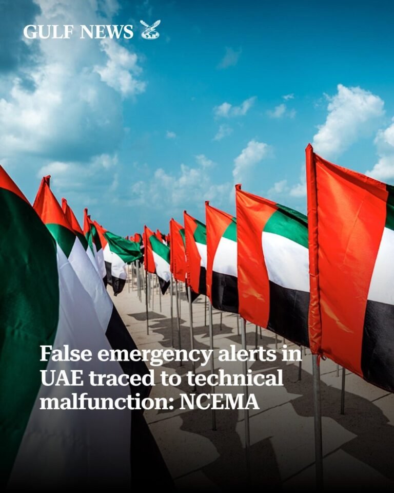 false emergency alerts UAE