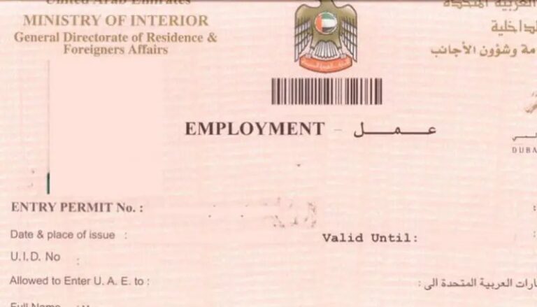 Dubai visa status check online