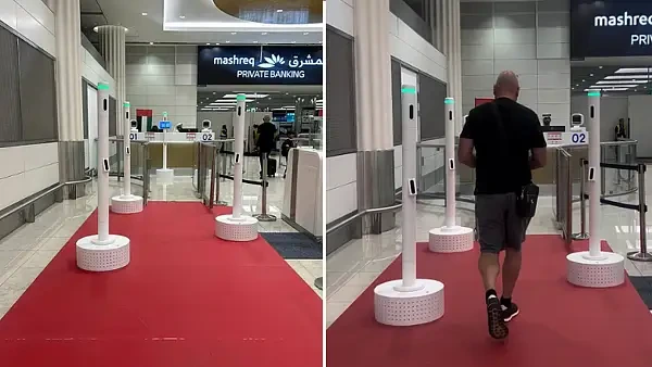 Dubai Airport AI corridor