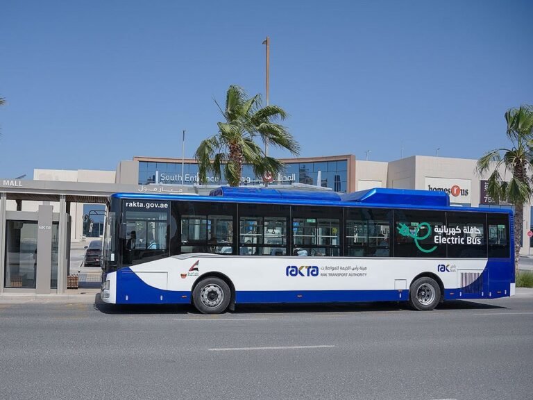 Ras Al Khaimah electric bus