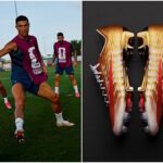 Ronaldo Gold Scorpion boots