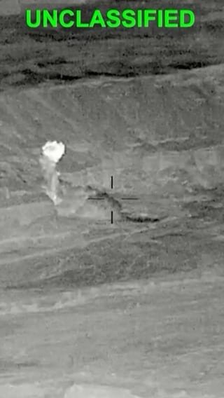 US fighter jets struck 10 Iranian targets