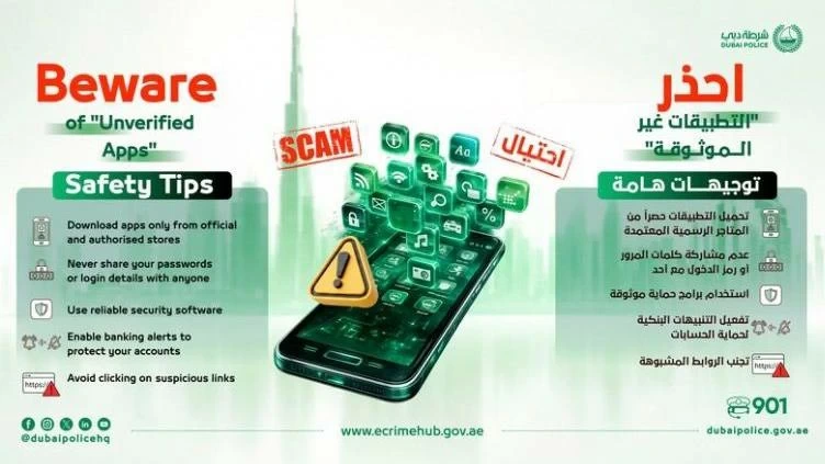 Dubai Police cyber fraud warning