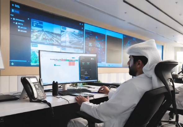 Abu Dhabi autonomous vehicles control room