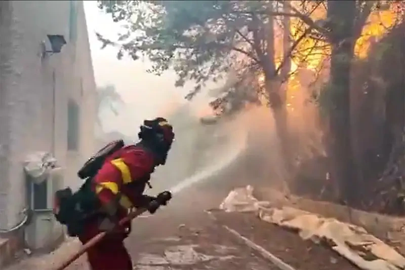 Europe wildfires