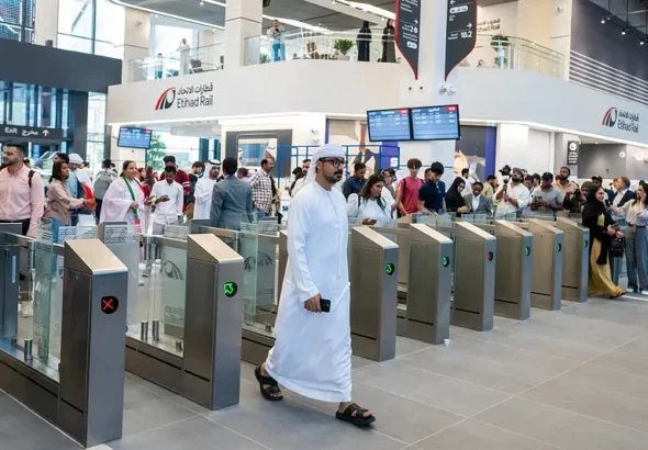 Etihad Rail Dubai station opening date