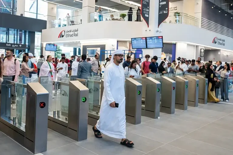 Etihad Rail Dubai station opening date
