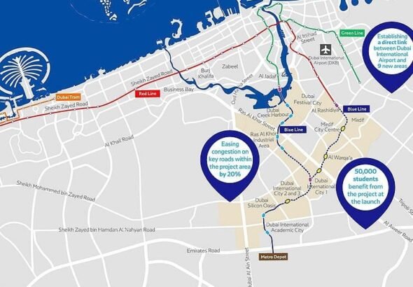 Dubai Metro Blue Line