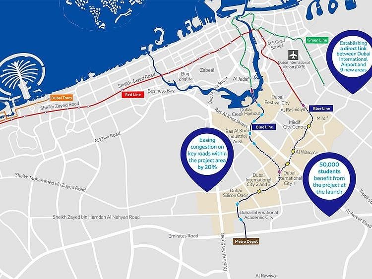Dubai Metro Blue Line