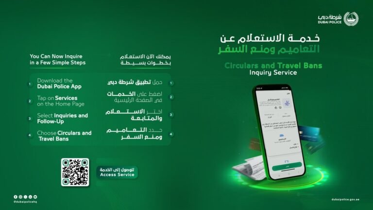 Dubai Police Circulars and Travel Bans