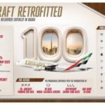 Emirates 100th aircraft retrofit