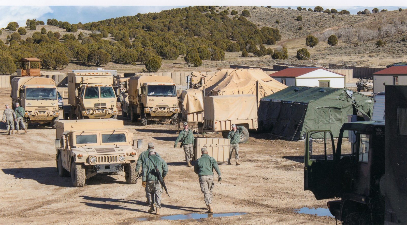 Iran military targets US base