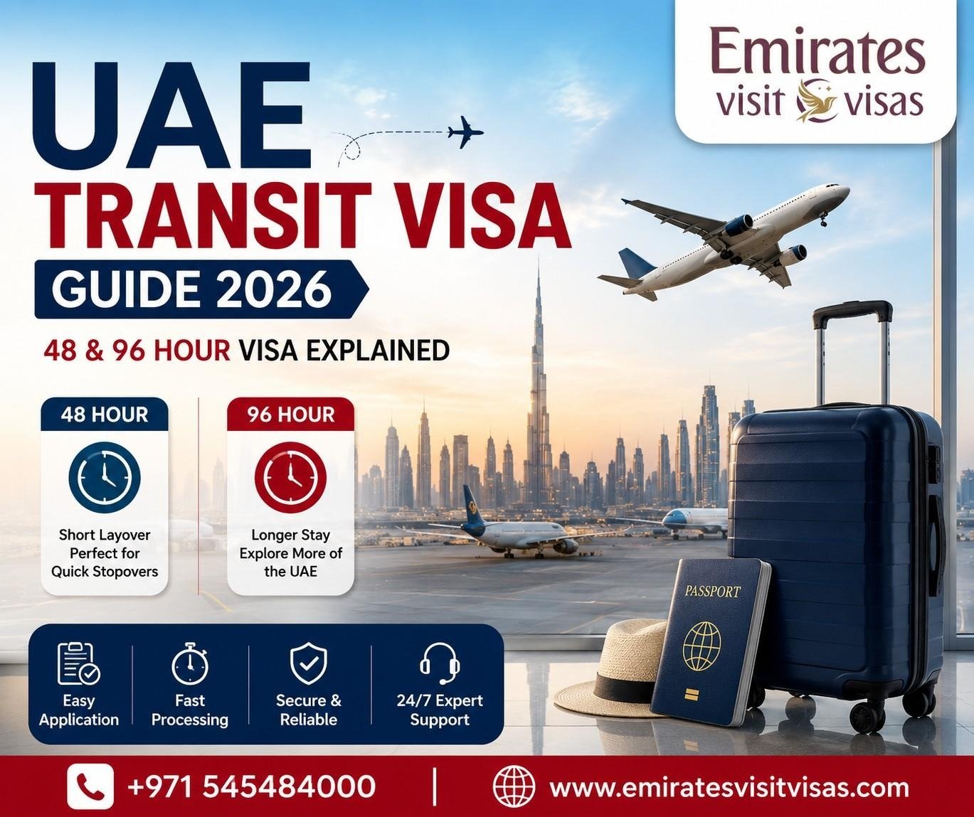 48- or 96-Hour Layover? How to Get Your UAE Transit Visa 1 UAE transit visa 2026