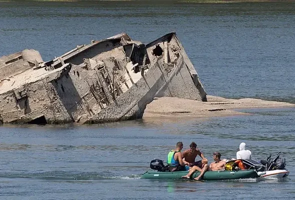 Danube River heatwave