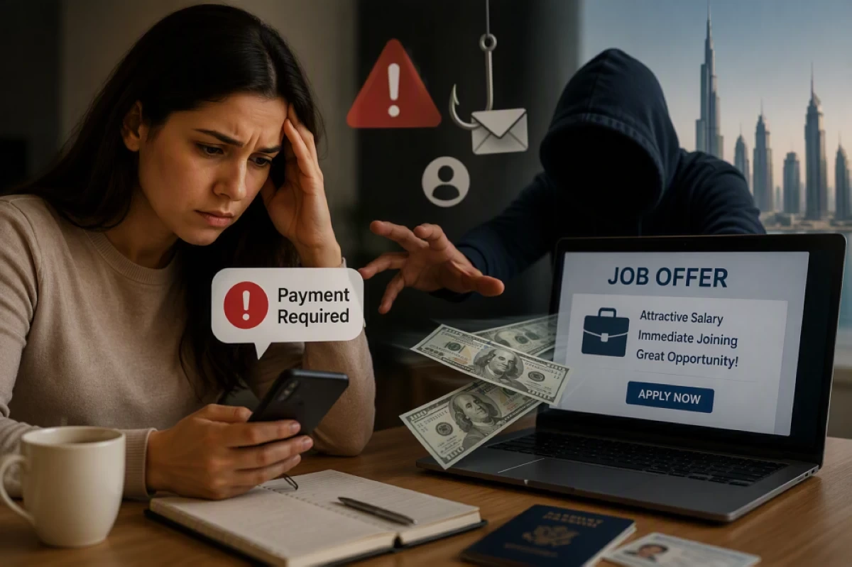 AED 6,000 Scams Target Job Seekers: Fake Job Scams UAE 2 fake job scams UAE