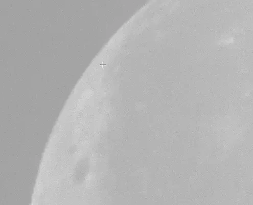 SpaceX rocket moon crash