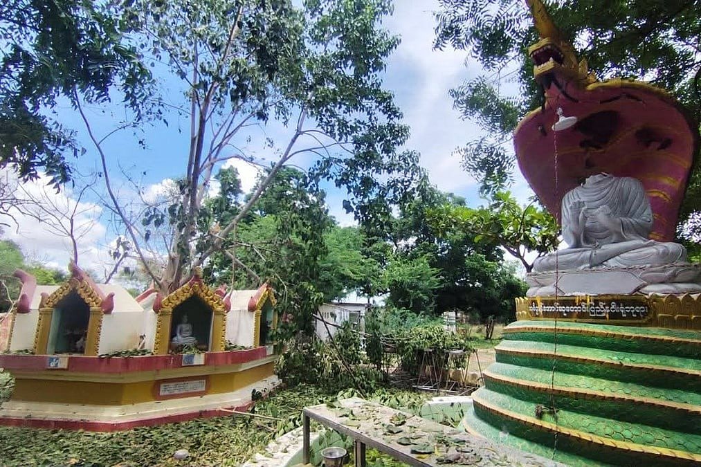 Myanmar airstrike on monastery kills 14 worshippers 3 Myanmar airstrike