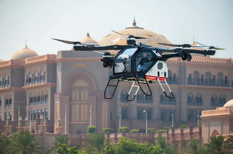 90-Min Drive Cut? Flying Cars UAE Start Desert Tests 1 flying cars UAE