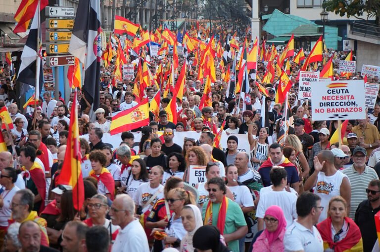 50,000 March as Spain Ceuta Protests Escalate Over Crisis 1 Spain Ceuta protests