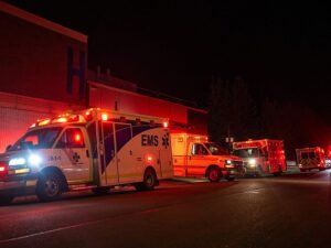 Canada military base fire