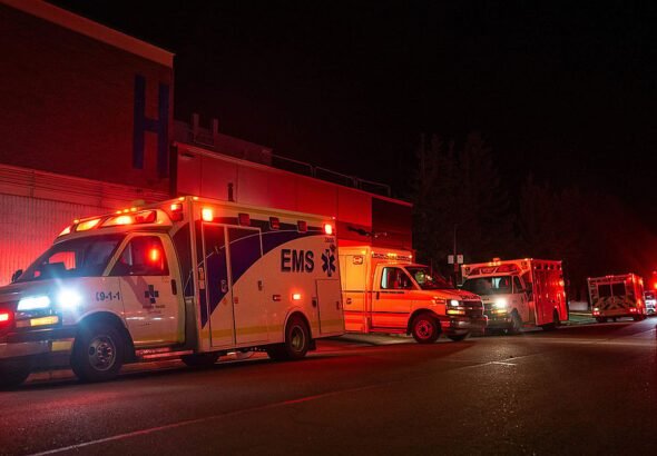Canada military base fire