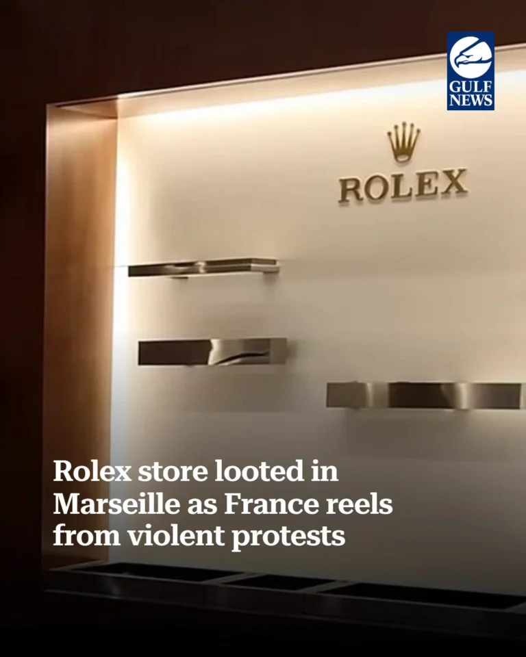 Rolex store looted Marseille