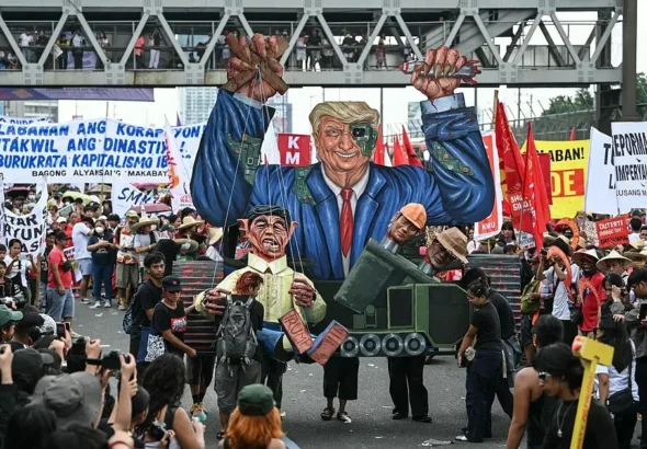 Donald Trump Philippines visit sparks massive Manila protest plans Donald Trump Philippines visit