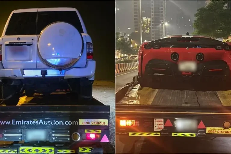 Dubai police vehicle impound