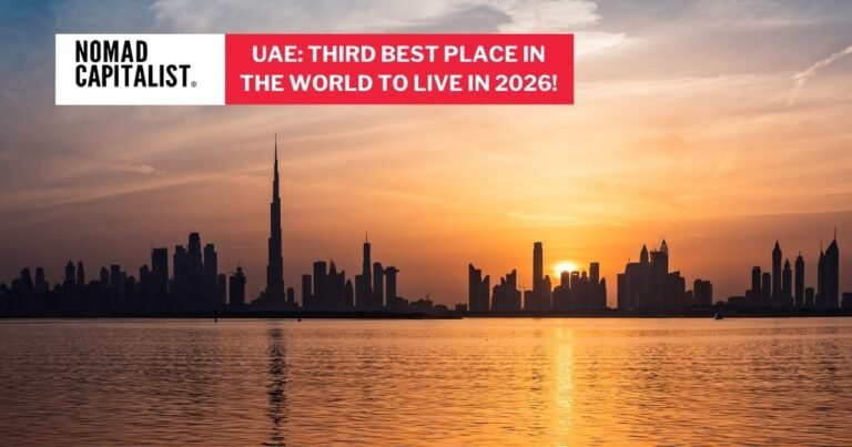 3rd Globally: UAE Nomad Capitalist 2026 Index Rank 4 UAE Nomad Capitalist 2026 Index