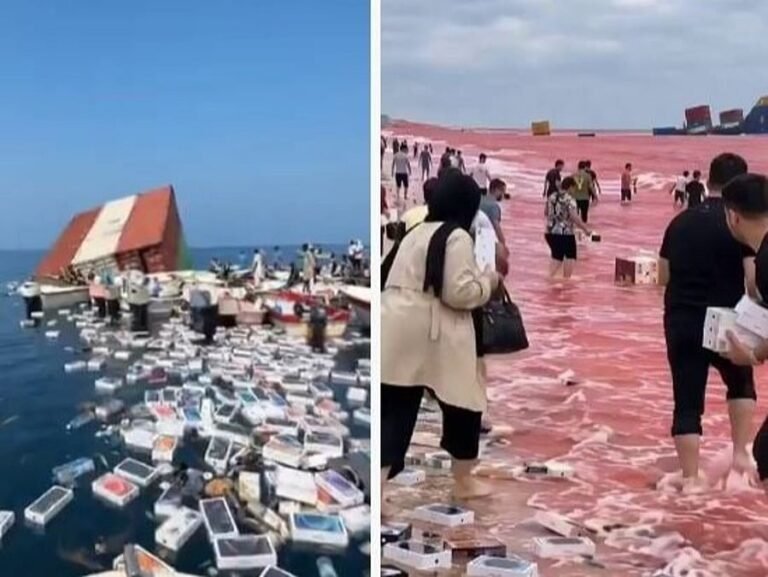 Fake iPhone Videos Surface After GFS Pride Sinks in Gulf iPhones Strait of Hormuz fake video